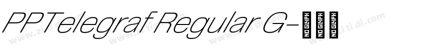 PPTelegraf Regular G字体转换